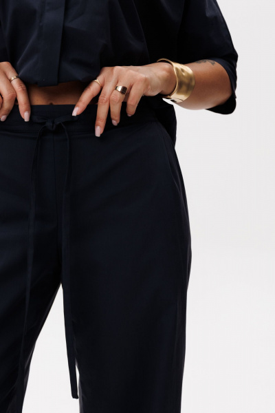 Блуза, брюки Ma Vie М-580с синий - фото 6