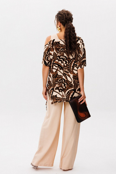 Блуза, брюки Anelli 1537 латте_с_фундуком - фото 8