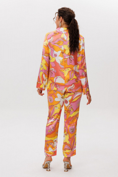 Блуза, брюки Anelli 1619 тропикана - фото 9