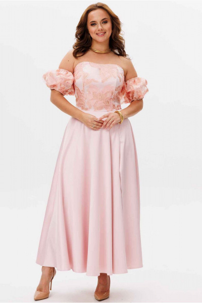 Платье Mislana 1211 розовый - фото 6