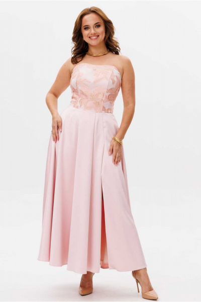 Платье Mislana 1211 розовый - фото 1