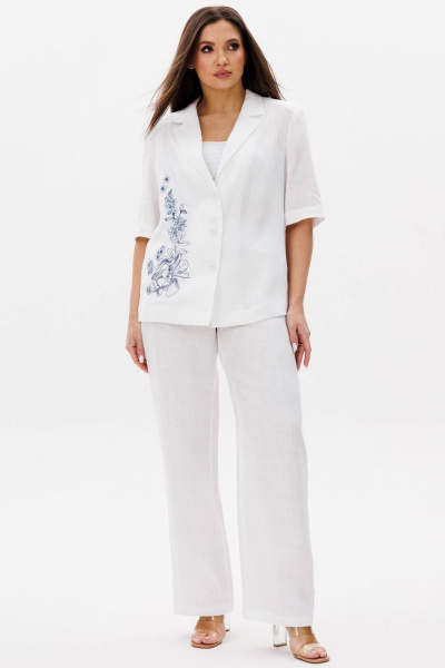 Брюки Ma Сherie 2088 белый - фото 2