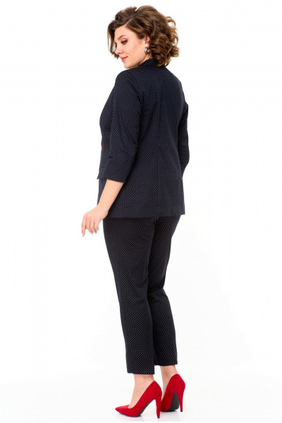 Брюки, жакет БелЭльСтиль 412-3_03_22+586-2_87_22 точки - фото 5