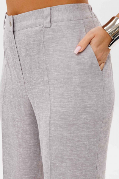 Блуза, брюки Mislana 11101 серый_закрытые_плечи - фото 6