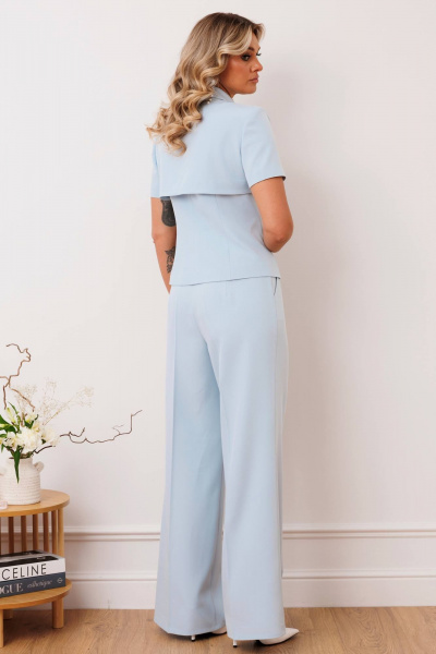 Брюки, жакет Мода Юрс 2917 голубой - фото 7