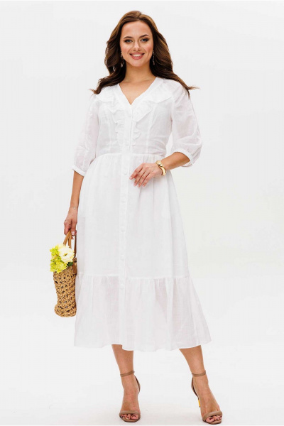 Платье Mislana 11100 белый - фото 1