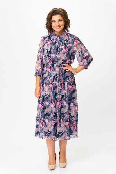 Платье Slaviaelit 460-2 мультиколор - фото 6