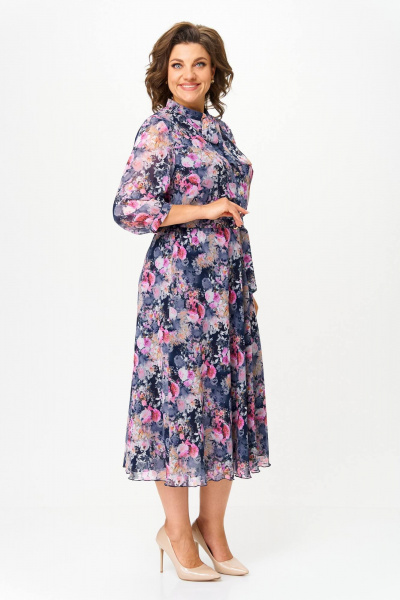 Платье Slaviaelit 460-2 мультиколор - фото 5