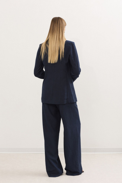 Брюки, жакет DAVA 2210 темно-синий - фото 7