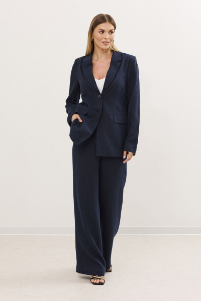 Брюки, жакет DAVA 2210 темно-синий - фото 5