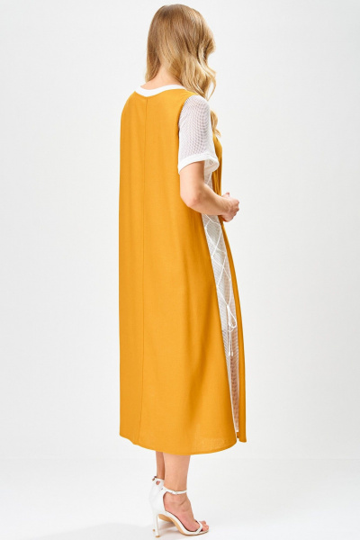 Платье Laikony L-623 куркума - фото 4