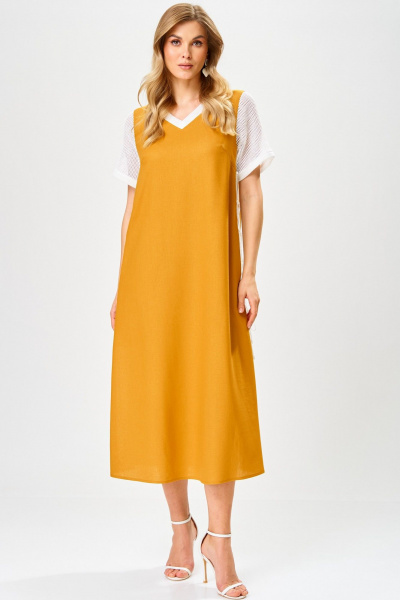 Платье Laikony L-623 куркума - фото 3