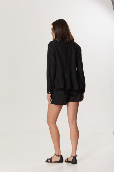 Блуза T.N.D М119 черный - фото 6