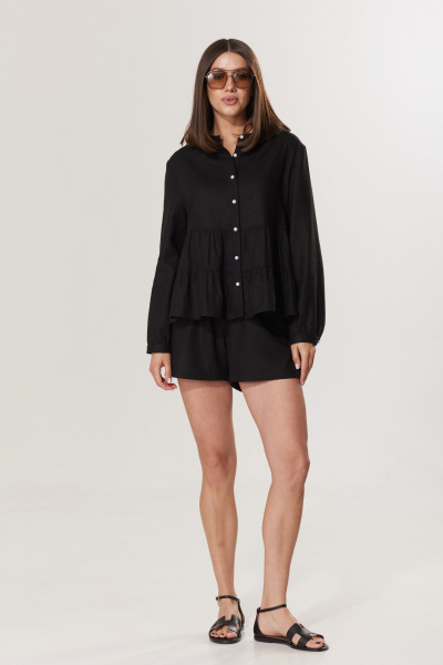 Блуза T.N.D М119 черный - фото 1