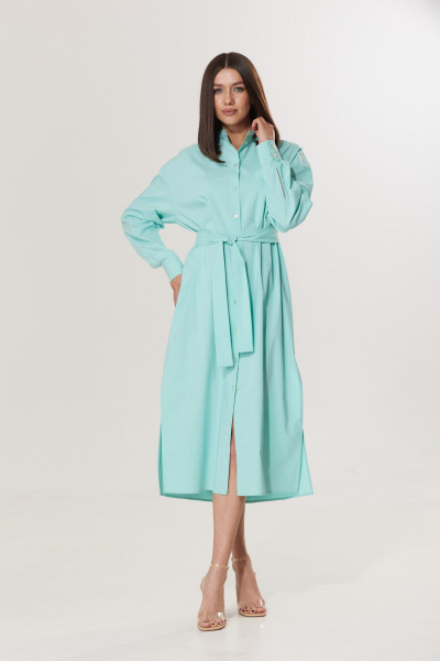 Платье T.N.D М218 бирюза - фото 8