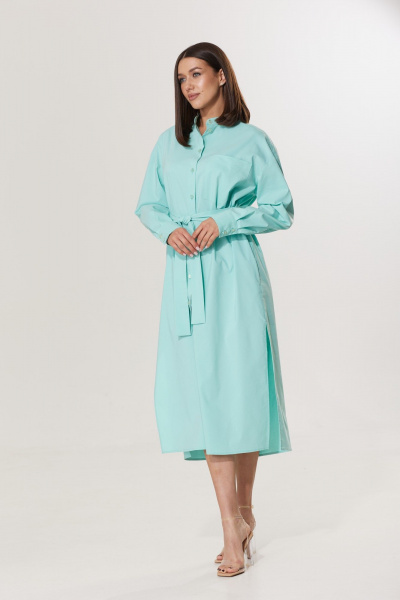 Платье T.N.D М218 бирюза - фото 2