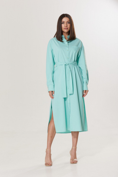 Платье T.N.D М218 бирюза - фото 1