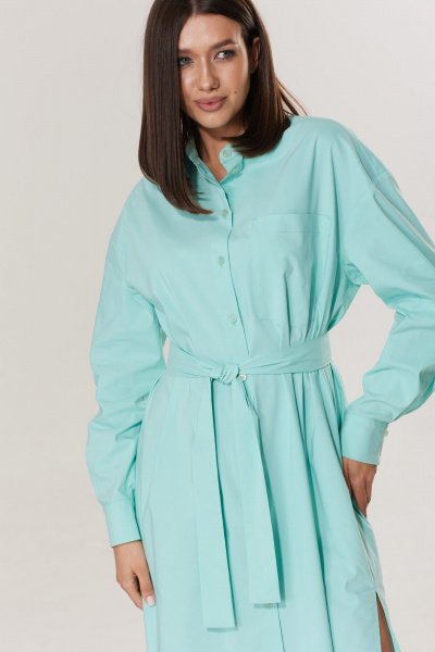 Платье T.N.D М218 бирюза - фото 6