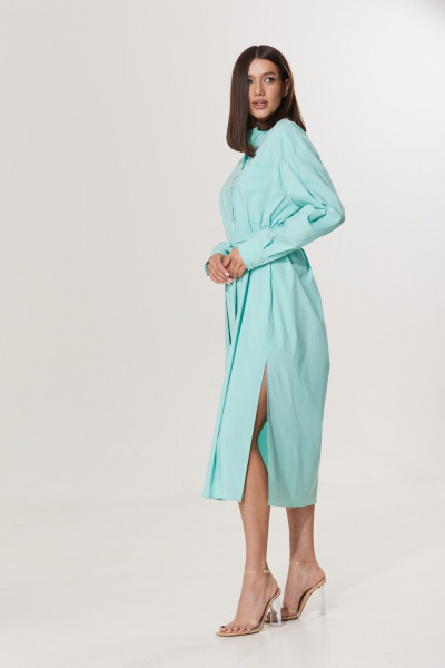 Платье T.N.D М218 бирюза - фото 5