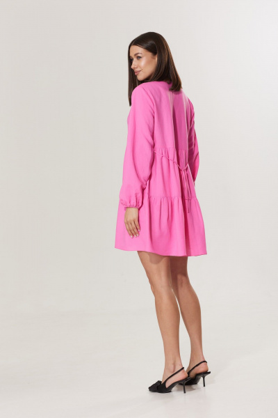Платье T.N.D М219 розовый - фото 3