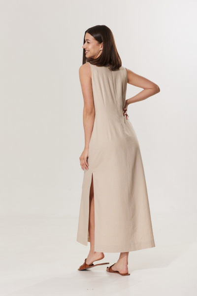 Платье T.N.D М217 бежевый - фото 6