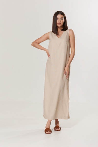 Платье T.N.D М217 бежевый - фото 1