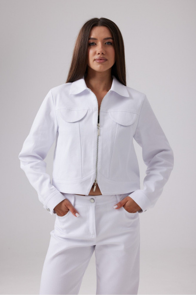 Брюки T.N.D М352 белый - фото 5