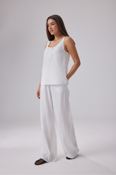 Брюки T.N.D М358 молоко - фото 4