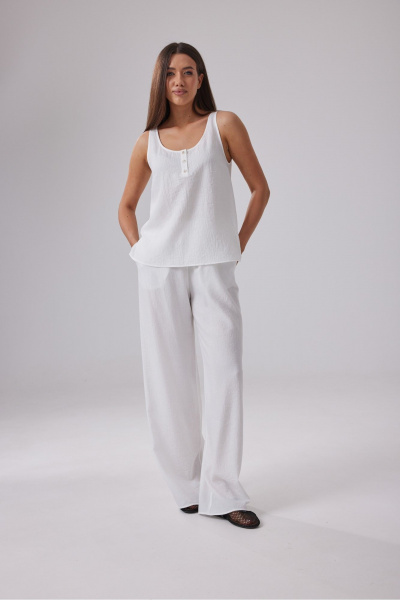 Брюки T.N.D М358 молоко - фото 3