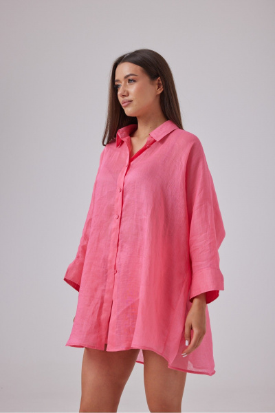 Рубашка, шорты T.N.D М443 розовый - фото 4