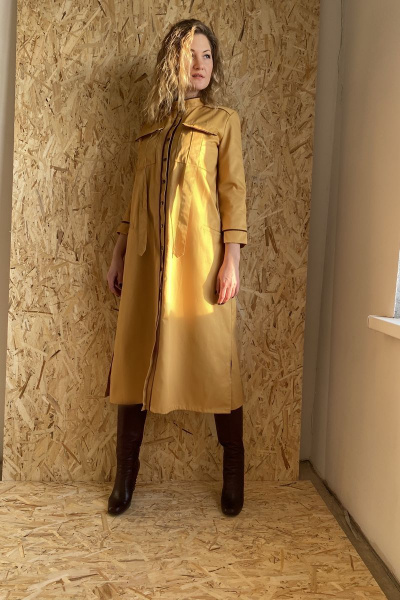 Платье милитари с отделкой из декоративной тесьмы Pavlova 094 - фото 3