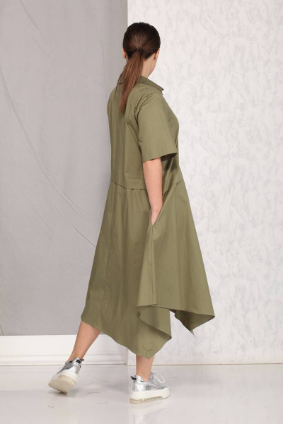 Платье Beautiful&Free 1914 хаки - фото 3