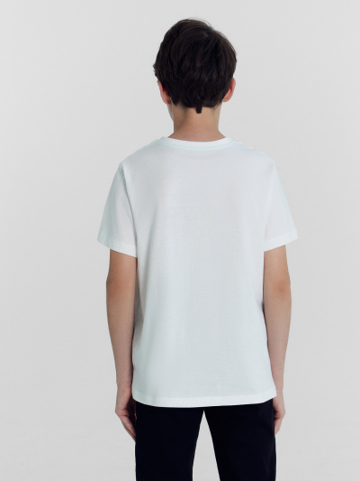 Футболка Mark Formelle 113379-2/24-27710П-0 белый_черно_белое_граффити_3_сл_1изд_печ_на_пол - фото 18