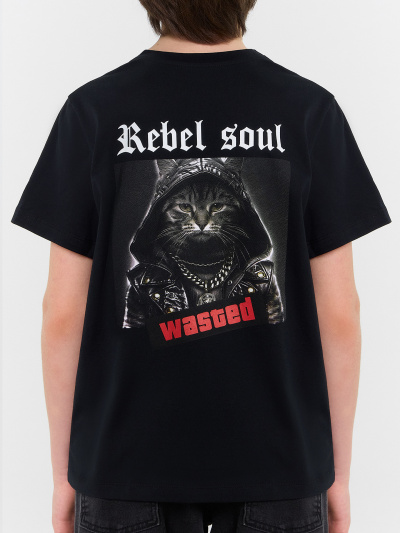 Футболка Mark Formelle 113379/24-27790П-0 черный_печать3_3_сл_на_пол_ДТФ_3_сл_на_спинке - фото 61