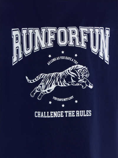 Футболка Mark Formelle 113432/24-30040П-0 синий_печать_Печать - фото 17