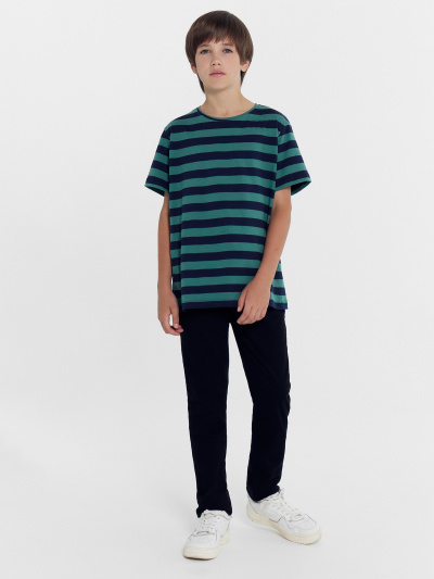 Футболка Mark Formelle 113432/24-30095П-0 зелено_синяя_полоска - фото 50