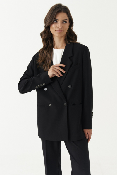 Жакет Панда 187234w черный - фото 1