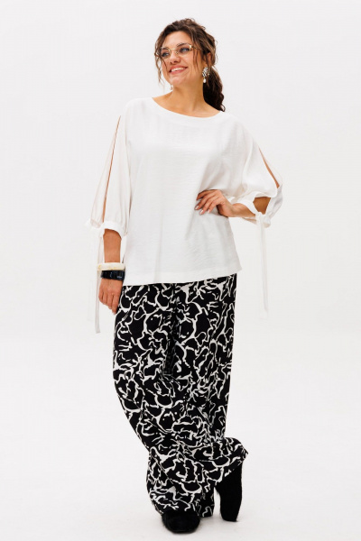 Блуза, брюки Anelli 1536 тень_цветка - фото 8