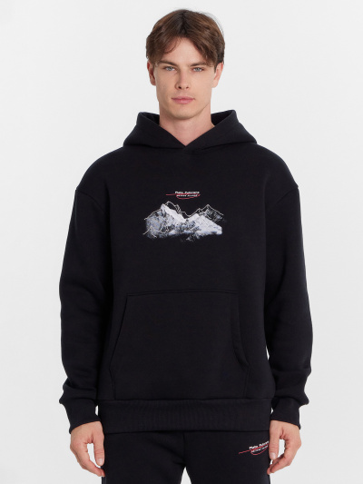 Худи Mark Formelle 121806-1/24-4273П-7П-2 черный_печать_538_D_вышивка - фото 15