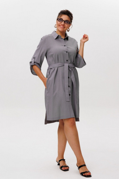 Платье Anelli 1579 графитовый_шепот - фото 8