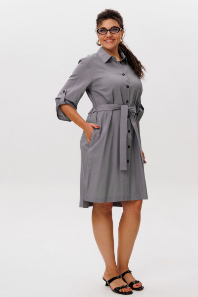 Платье Anelli 1579 графитовый_шепот - фото 6