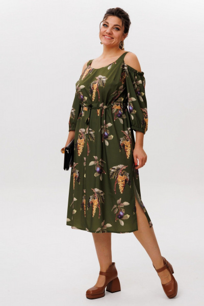 Платье Anelli 1615 виноградная_лоза - фото 6
