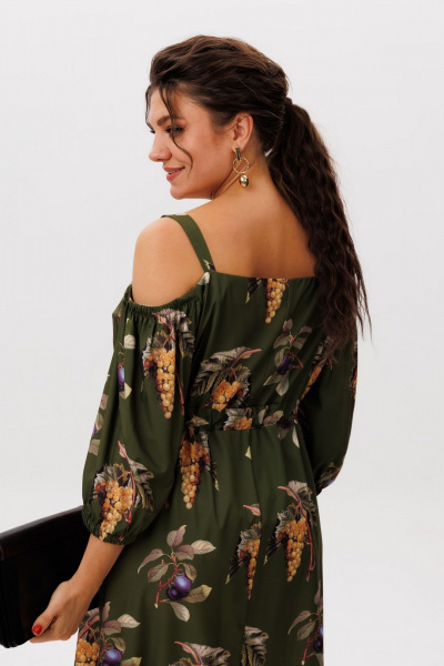 Платье Anelli 1615 виноградная_лоза - фото 5