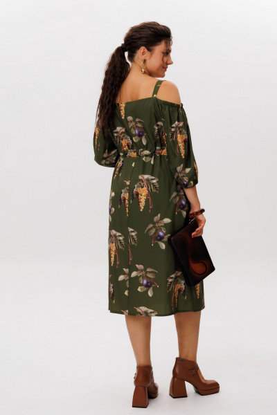 Платье Anelli 1615 виноградная_лоза - фото 4