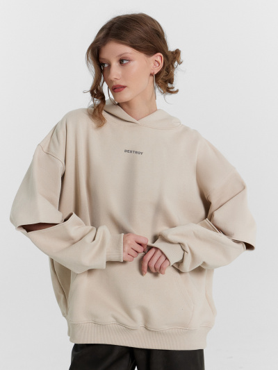 Худи Mark Formelle 122987/24-29342П-7 белый_песок_печать_1_сл_на_пол - фото 14