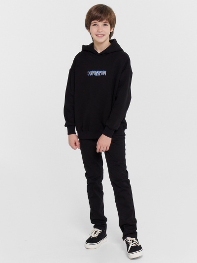 Худи Mark Formelle 123416/24-31049П-7П черный_печать_2_сл_на_пол_2_сл_на_спинке - фото 15