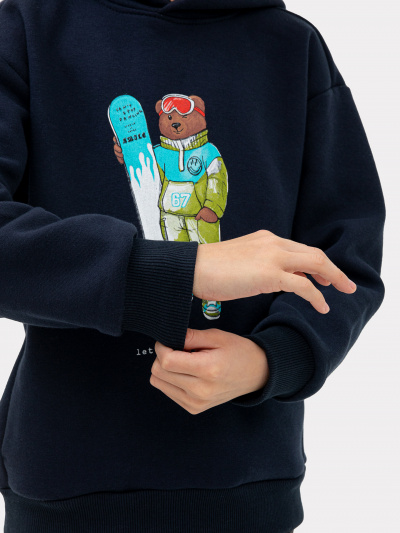 Худи Mark Formelle 123441/22/24674П-7П неви_печать_3_сл_на_пол - фото 20