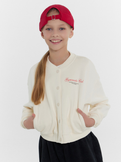 Бомбер Mark Formelle 167753/24-31418П-7 молочный_печать_2_сл_на_ЛВ_дет_пер - фото 12