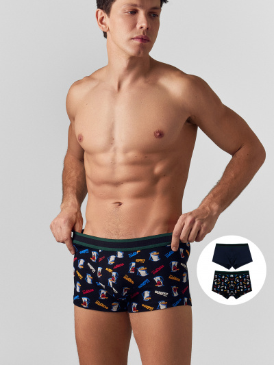 Трусы Mark Formelle 411124-2/25-4874П-5 прикольные_пингвины_глубокий_синий5 - фото 16