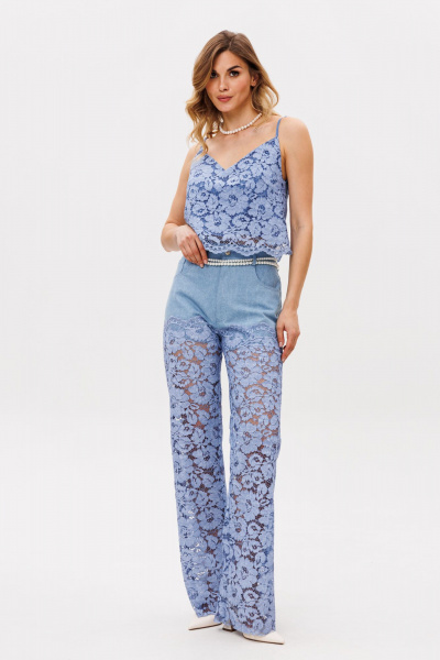 Топ EOLA 2837 голубой - фото 4